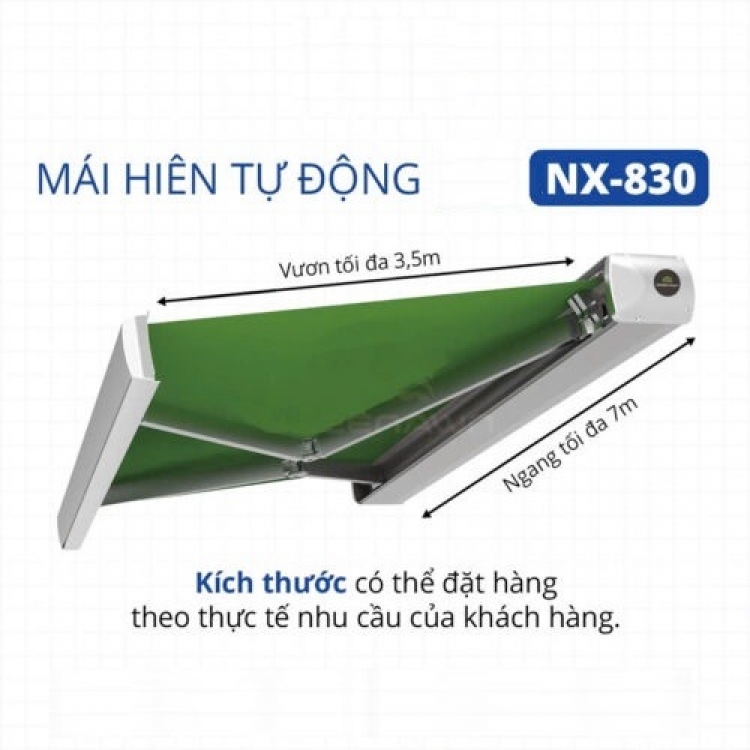 Mái Hiên Tự Động Cao Cấp NX-830